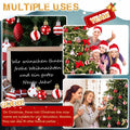 Shappy 72 Pc Mini Red Christmas Ball Ornaments 1.2 Inch Xmas Decor by Deal US