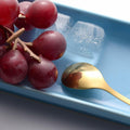 AnSaw 16-Pack Elegant Gold Leaf 4.7" Espresso Spoons Stainless Steel Mini by Deal US