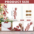 Memorywuu Christmas Noel & Joy Yard Signs 2 Pcs with Stakes Outdoor Decor by Deal US