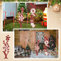 Memorywuu Christmas Noel & Joy Yard Signs 2 Pcs with Stakes Outdoor Decor by Deal US