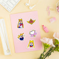 Babymiu Anime Moon Stickers 200 Pcs Vinyl Decals Party Supplies BA189 by Deal US
