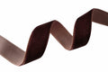 Abbaoww Coffee Velvet Ribbon 5/8 Inch 25 Yards Single Face Velvet Ribbon by Deal US
