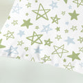 CaliTime Throw Pillow Covers Pack of 2 Cozy Fleece Stars 18x18in Sage Green by Deal US