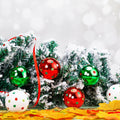Sumind Christmas Balls Ornaments 6 Pcs 2.4in Swirl Candy Red Green Xmas by Deal US