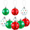 Sumind Christmas Balls Ornaments 6 Pcs 2.4in Swirl Candy Red Green Xmas