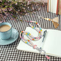 Teacher Lanyard with ID Holder Wooden Bead Silicone Boho Pendant Style E by Deal US