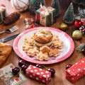 JASSEWRLY 40Pcs Christmas Snowman Disposable Paper Plates Holiday Party by Deal US