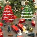 Decoration Boxes Tree Shape LED Light Gift Boxes 19.8x13.6x2.6in Set of 11 by Deal US