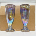 Target Bullseye's Playground Americana Milkshake Glasses 2pk 12.9oz Clear by Deal US