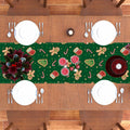 Rvsticty Linen Christmas Table Runner Winter Xmas Decorations 13x72" by Deal US