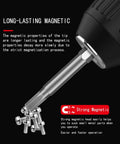 WEALD TRIBE 8pc 1/4" Hex Metric Screwdriver Bit Set S2 Steel Magnetic 4 Inch by Deal US