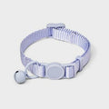 Boots & Barkley Adjustable Length Bell Cat Collar Lilac Purple Size One Size by Deal US