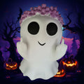PIYFVX Ghost Statue Spooky Figurine Decor Halloween Christmas 4x3.9x5.9 inch by Deal US