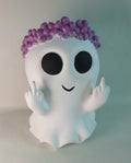 PIYFVX Ghost Statue Spooky Figurine Decor Halloween Christmas 4x3.9x5.9 inch by Deal US