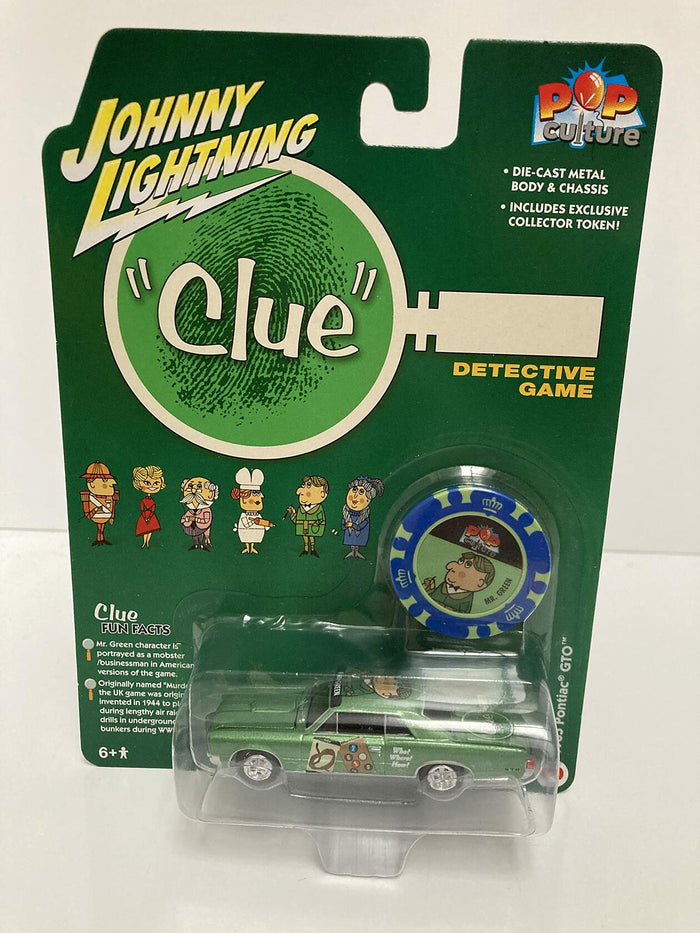 Johnny Lightning Pop Culture 1965 Pontiac GTO Clue JLPC004 Diecast Car by Deal US