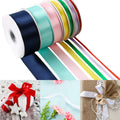 Double Faced Satin Ribbon 1" x 50yd Forest Green High Density Polyester by Deal US