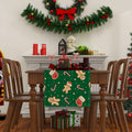 Rvsticty Linen Christmas Table Runner Winter Xmas Decorations 13x72" by Deal US