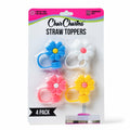 CharCharms Straw Toppers for 10mm 30oz 40oz Stanley Cup Tumbler Flower by Deal US