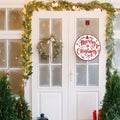 Absnfatu Merry Christmas Wooden Wall Door Sign Hanger Decor by Deal US