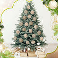 Civaner 16 Pcs Christmas Ball Ornaments Pearl Champagne Sequin Shatterproof by Deal US