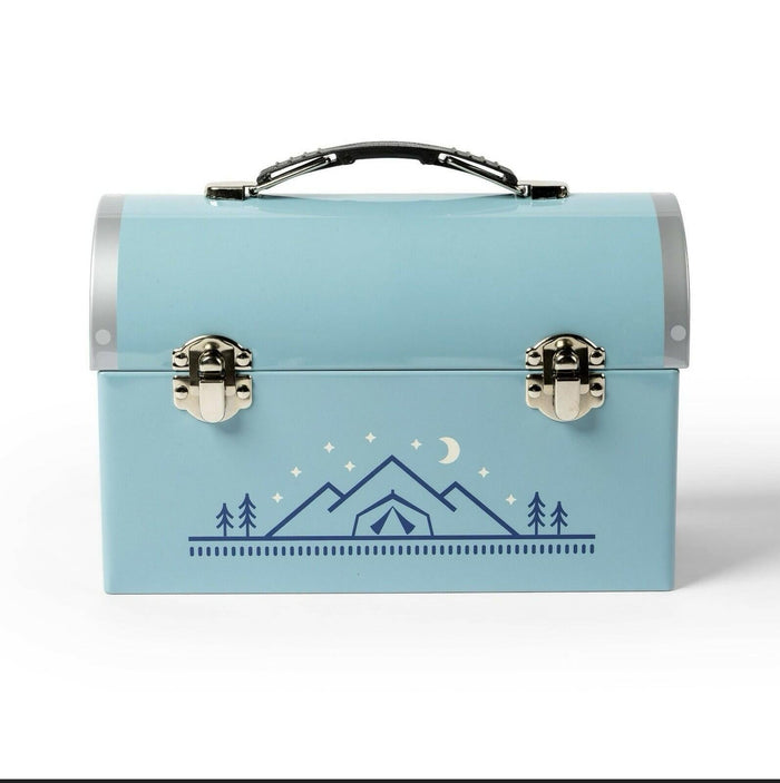Target Bullseye Playground Tween Summer Camp Lunch Box Blue Medium by Deal US