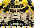 ADLKGG Navy Blue Silver Black Birthday Party Decorations Banner Balloons Set by Deal US