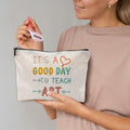 NEGIGA Physics Teacher Makeup Bag Travel Cosmetic Pouch Zipper Case by Deal US