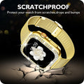 DABAOZA Apple Watch Band Crystal Rhinestone Case Mesh Strap 38mm Starlight by Deal US