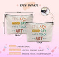 NEGIGA Physics Teacher Makeup Bag Travel Cosmetic Pouch Zipper Case by Deal US
