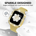 DABAOZA Apple Watch Band Crystal Rhinestone Case Mesh Strap 38mm Starlight by Deal US