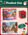 Advent Calendar 2025 Christmas Jigsaw Puzzle 1000pcs 24 Days Countdown by Deal US