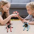 Deformation Fingertip Decompression Mechanical Gyroscope DIY Chain Red+Blue Toy by Deal US