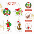 Whoville Christmas Tree Ornaments 13 Pack Wooden Hanging Decorations by Deal US