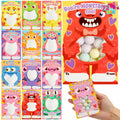 JOYIN 72 Pcs Valentines Monster Gift Cards with Bags Candy Holder Cards by Deal US