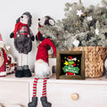 Funny Christmas Wooden Sign Home Bathroom Decor Cute Xmas 7x7 Inch Frame by Deal US