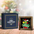 Funny Christmas Wooden Sign Home Bathroom Decor Cute Xmas 7x7 Inch Frame by Deal US