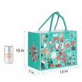 JIWINNER 4PCS Felt Gift Bags 13x7x10 with Handles Christmas Wrapping by Deal US