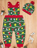 SunFocus Baby Boys Christmas Sweater Romper Green Colorful Lights Size 6-12M by Deal US