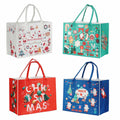 JIWINNER 4PCS Felt Gift Bags 13x7x10 with Handles Christmas Wrapping by Deal US