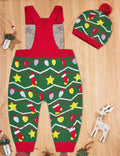 SunFocus Baby Boys Christmas Sweater Romper Green Colorful Lights Size 6-12M by Deal US