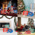 JIWINNER 4PCS Felt Gift Bags 13x7x10 with Handles Christmas Wrapping by Deal US