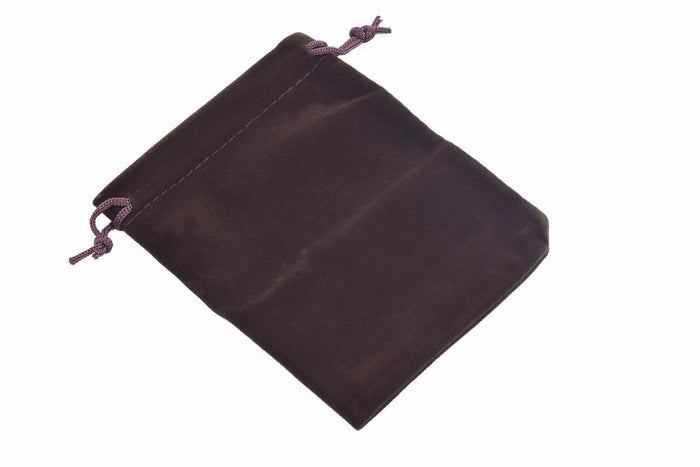Sansam 50pcs Brown Velvet Jewelry Pouches Drawstring 2x2.8 Inch by Deal US
