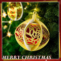 Vercraft 12 Pcs Christmas Tree Balls Ornaments Red Gold Hanging Decor by Deal US