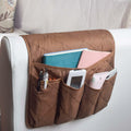 MDSTOP Remote Control Holder 5 Pockets Sofa Couch Armrest Organizer by Deal US