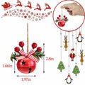 [Like New] 18 PCS Christmas Jingle Bells Ornaments Red White Green Tree Pendant Decor by Deal US