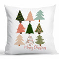 Jvpke Christmas Tree Pillow Covers 18x18 Colorful Farmhouse Xmas Decor by Deal US