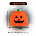 IHOTDER 2PCS Halloween Pumpkin Car Headrest Covers Universal by Deal US