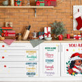 Mfault Christmas Black Girl Inspirational Wall Decals Stickers Xmas Decor by Deal US