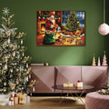 Vintage Santa Claus 1000 Piece Jigsaw Puzzle Christmas Art Winter Holiday by Deal US
