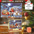DBPBToU 1000pcs Christmas Caribou Jigsaw Puzzle Unique Pieces for Adults by Deal US